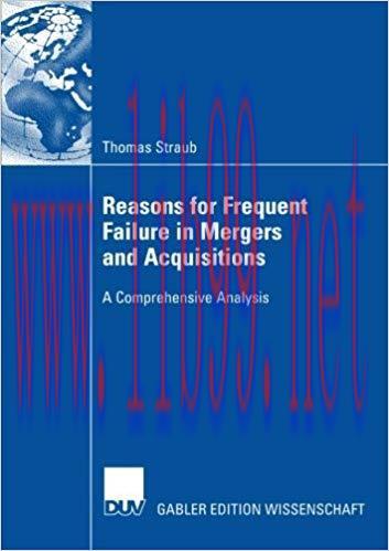 (PDF)Reasons for Frequent Failure in Mergers and Acquisitions: A Comprehensive Analysis 2007 Ed...