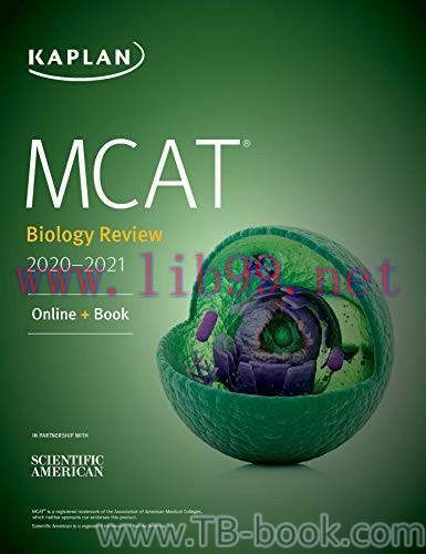 MCAT Biology Review 2020-2021 by Kaplan Test Prep 课本