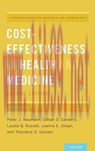 [AME]Cost-Effectiveness in Health and Medicine, 2nd Edition (Original PDF)