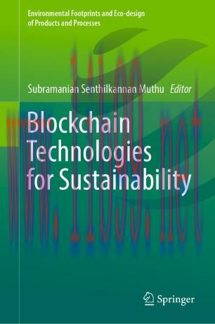 Blockchain Technologies for Sustainability