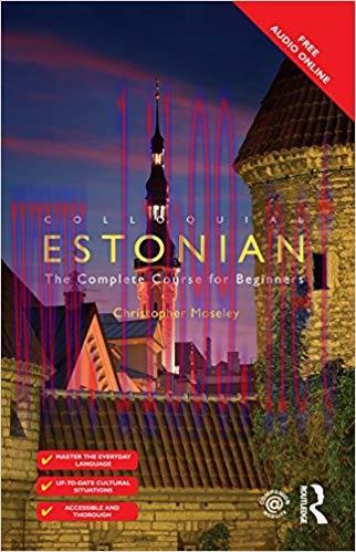 Colloquial Estonian 2nd Edition,