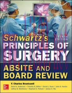 [AME]Schwartz's Principles of Surgery ABSITE and Board Review, 10th Edition (ePUB)