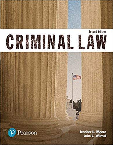 (PPT)(Test Bank)Criminal Law (Justice Series), 2nd Edition Jennifer L. Moore.zip