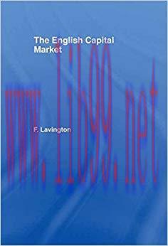 (PDF)The English Capital Market 1st Edition