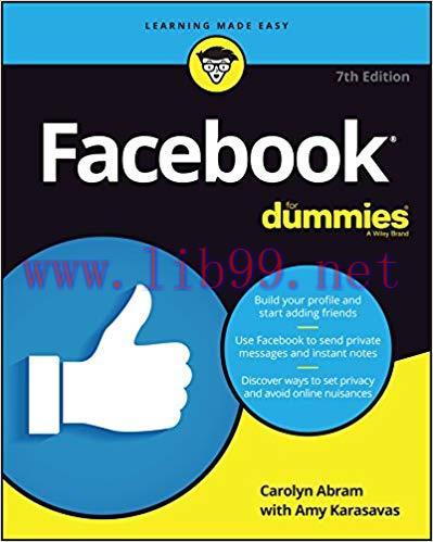 Facebook For Dummies 7th Edition,