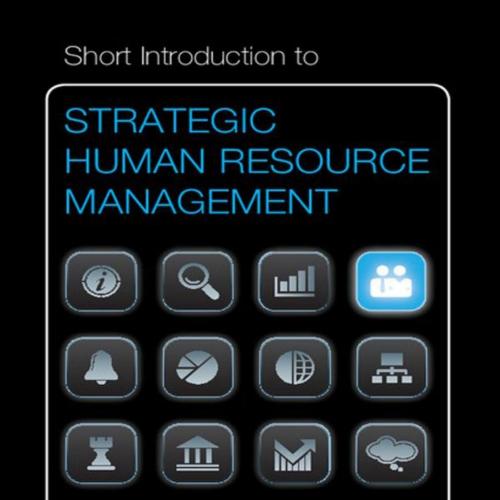 Short Introduction to Strategic Human Resource Management