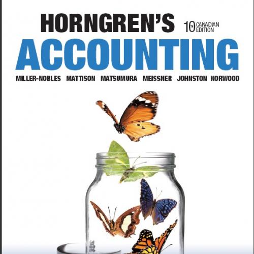 (Test Bank)Horngren's Accounting Volume 1 10th Canadian Edition by Miller-Nobles.zip