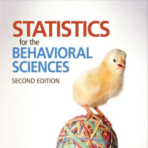 Statistics for the Behavioral Sciences 2nd Edition