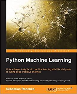 (PDF)Python Machine Learning, 1st Edition