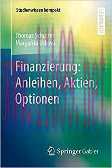 (PDF)Finanzierung: Anleihen, Aktien, Optionen (Studienwissen kompakt) (German Edition) 1. Aufl....