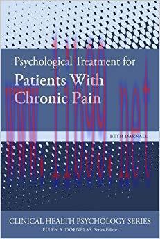 (PDF)Psychological Treatment for Patients With Chronic Pain (Clinical Health Psychology) 1st Ed...