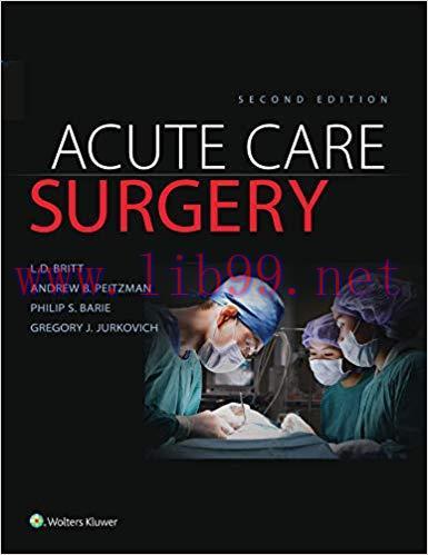 (PDF)Acute Care Surgery 2nd Edition