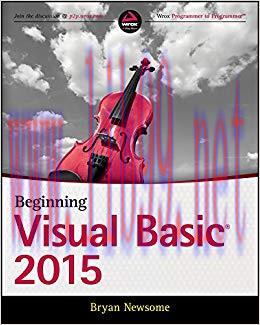 Beginning Visual Basic 2015 1st Edition,