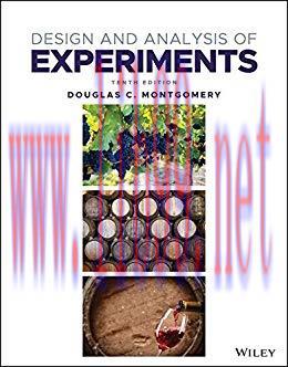 (PDF)Design and Analysis of Experiments, 10th Edition