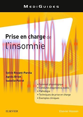 [AME]Prise En Charge De L'insomnie: Guide Pratique (Hors collection) (French Edition) (Original...