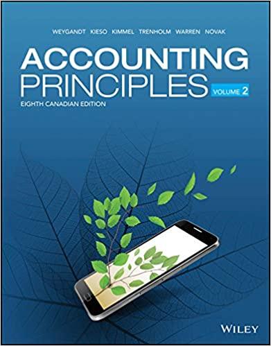 Accounting Principles, Volume 2, 8th Canadian Edition [Jerry J. Weygandt]