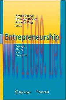 (PDF)Entrepreneurship: Concepts, Theory and Perspective 2007 Edition