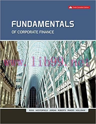 (PDF)Fundamentals of Corporate Finance 10th Canadian Edition by Prof Stephen A. Ross