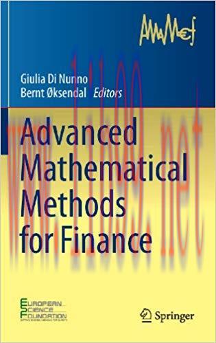 (PDF)Advanced Mathematical Methods for Finance 2011 Edition