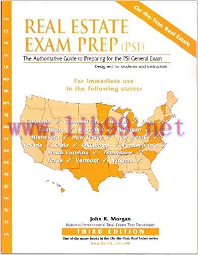 Real Estate Exam Prep (PSI): The Authoritative Guide to Preparing for the PSI General Exam 3rd ...