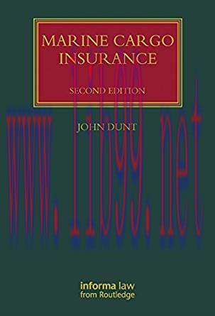 [PDF]Marine Cargo Insurance, Second Edition + 1e