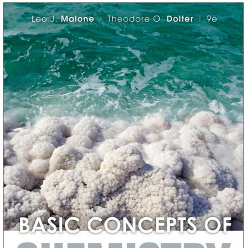 Basic Concepts of Chemistry, 9th Edition by Leo J. Malone - Wei Zhi
