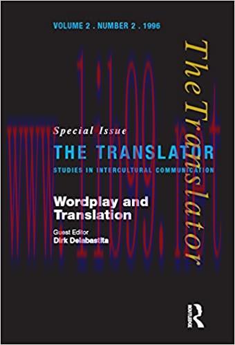 (PDF)Wordplay and Translation: Special Issue of &lsquo;The Translator&rsquo; 2/2 1996 (Translator S)