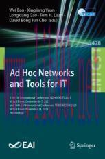[PDF]Ad Hoc Networks and Tools for IT: 13th EAI International Conference, ADHOCNETS 2021, Virtu...
