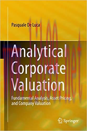 (PDF)Analytical Corporate Valuation: Fundamental Analysis, Asset Pricing, and Company Valuation...
