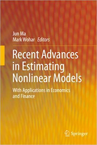 (PDF)Recent Advances in Estimating Nonlinear Models With Applications in Economics and Finance ...