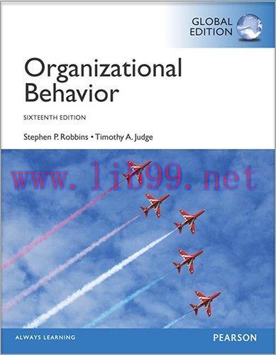 [FOX-Ebook]Organizational Behaviour, Global Edition, 16th Edition