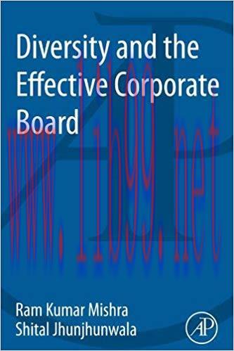 (PDF)Diversity and the Effective Corporate Board 1st Edition