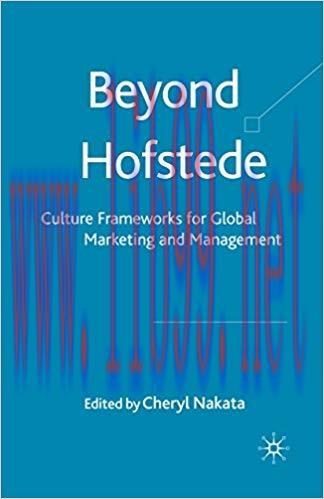 (PDF)Beyond Hofstede: Culture Frameworks for Global Marketing and Management 2009 Edition