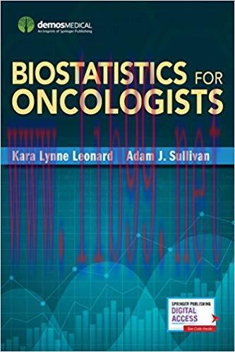 [PDF]Biostatistics for Oncologists 1st Edition