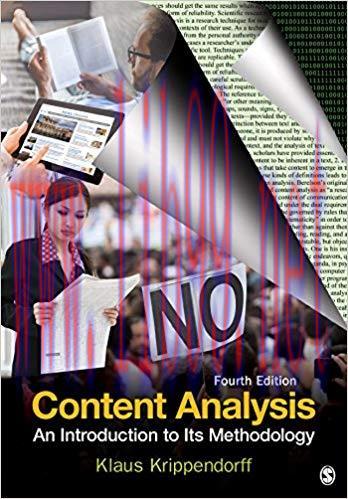 Content Analysis: An Introduction to Its Methodology (NULL) 4th Edition,