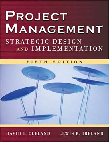 (PDF)Project Management Strategic Design and Implementation 5th Edition
