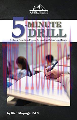 (PDF)5-Minute Drill: A Simple Prewriting Process for Creating College-Level Essays