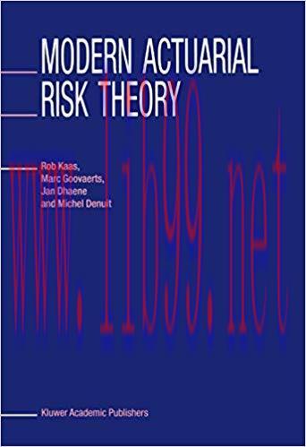 (PDF)Modern Actuarial Risk Theory 1st Edition