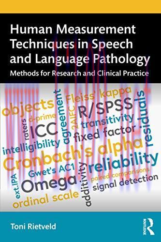 [AME]Human Measurement Techniques in Speech and Language Pathology (Original PDF)