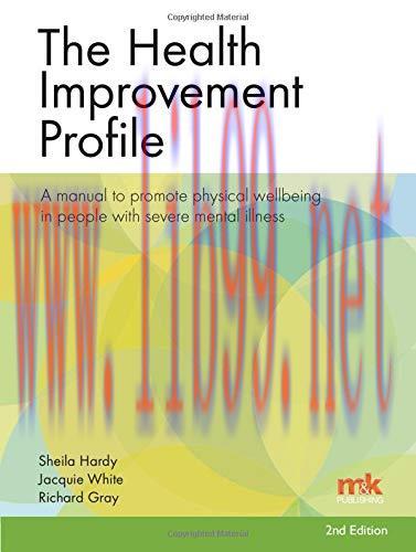 [AME]The Health Improvement Profile: A manual to promote physical wellbeing in people with seve...