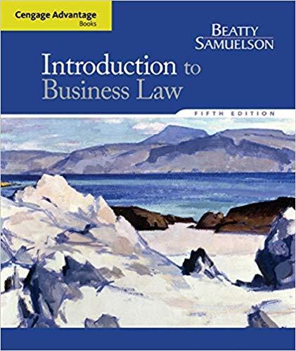 (IM)Cengage Advantage Books Introduction to Business Law, 5th Edition by Jeffrey F. Beatty.zip