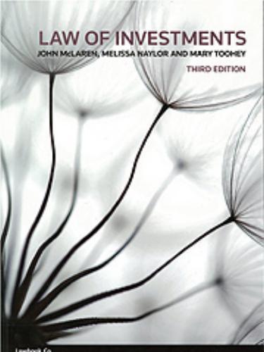 Law of Investments 3rd Edition by John McLaren