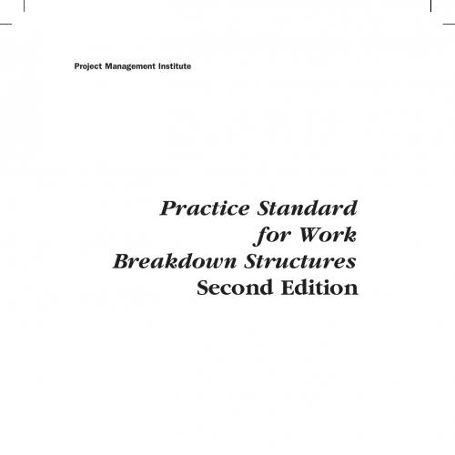 Practice Standard for Work Breakdown Structures 2nd