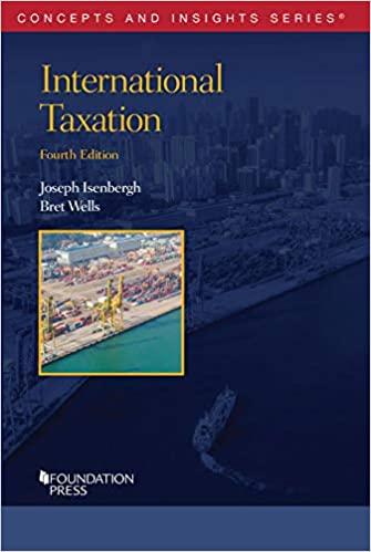 (PDF)International Taxation (Concepts and Insights) 4th Edition