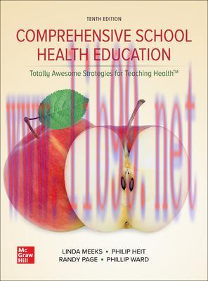 [PDF]ISE Ebook Comprehensive School Health Education 10th Edition [Linda Meeks]