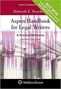 (PDF)Aspen Handbook for Legal Writers: A Practical Reference [Connected Casebook] (Aspen Course...