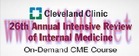 [AME]Cleveland Clinic Annual Intensive Review of Internal Medicine 26th Edition (2015)