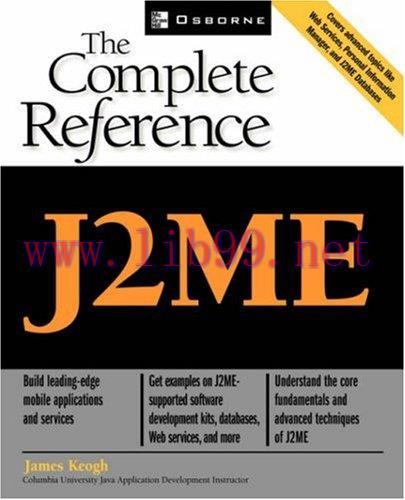 [FOX-Ebook]J2ME: The Complete Reference