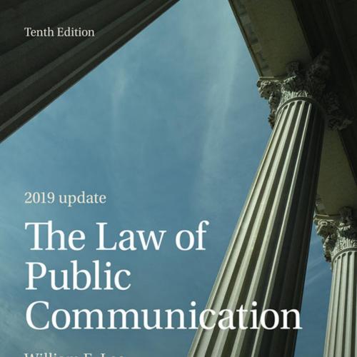 Law of Public Communication 10th Edition - William E. Lee, The