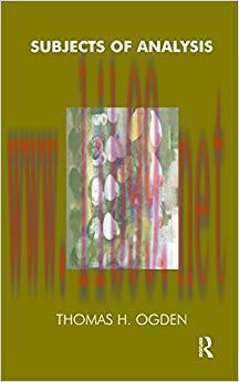 (PDF)Subjects of Analysis 1st Edition